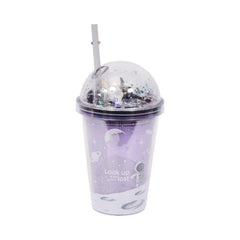 MUG WITH STRAW ACRYLIC IR JL35006/W40-44 Default Title - MamasJan Crockery