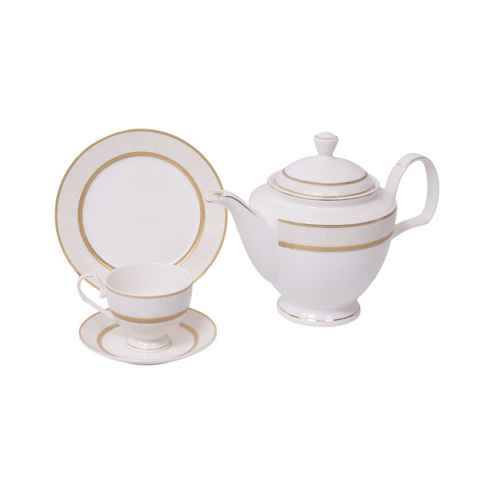 TEA SET 24PC ROYAL BISTRO IR YS24006-1A Default Title - MamasJan Crockery