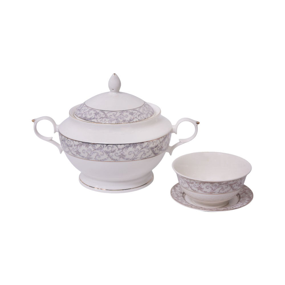 SOUP SET 21PC ROYAL BISTRO IR YS19140 Default Title - MamasJan Crockery