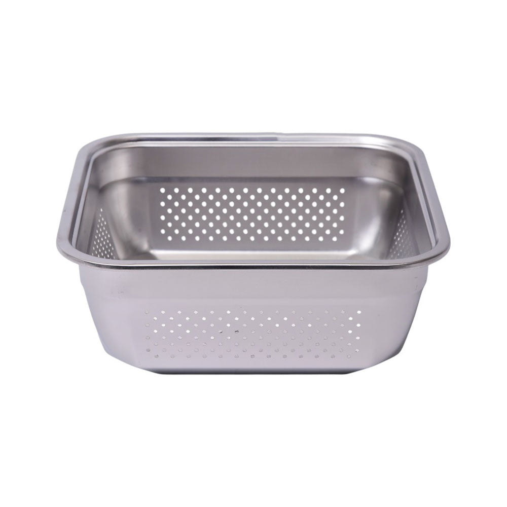 STRAINER BASKET STEEL 28 CM IR TT235-236 Default Title - MamasJan Crockery
