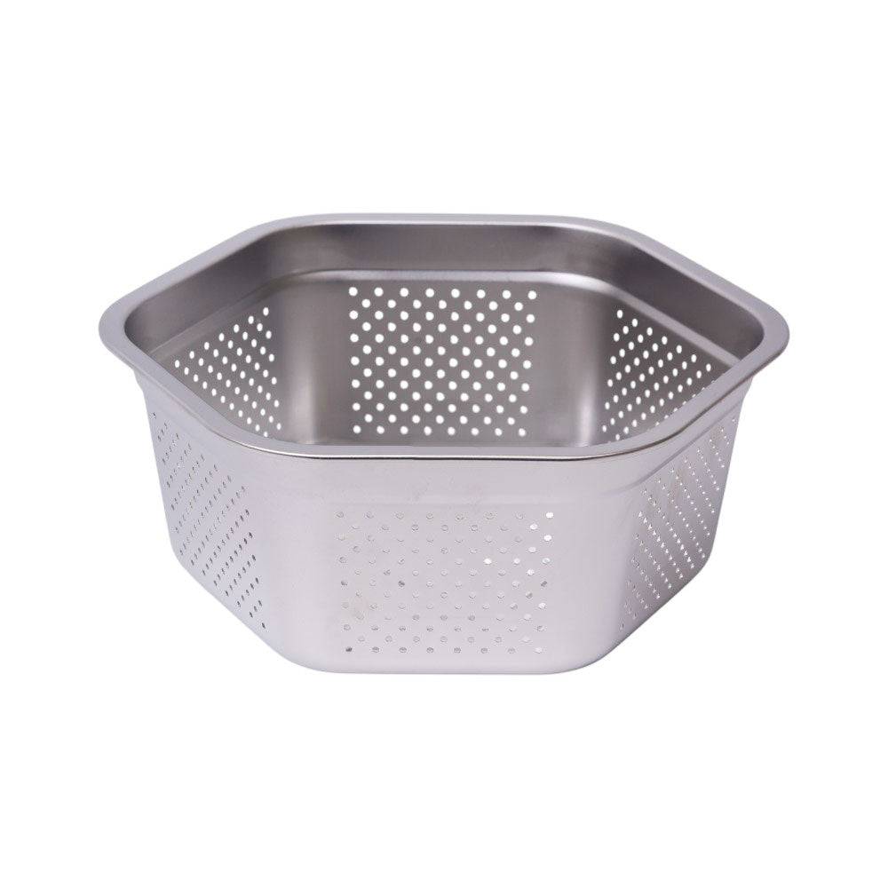 STRAINER BASKET STEEL 24 CM IR TT257-258 Default Title - MamasJan Crockery