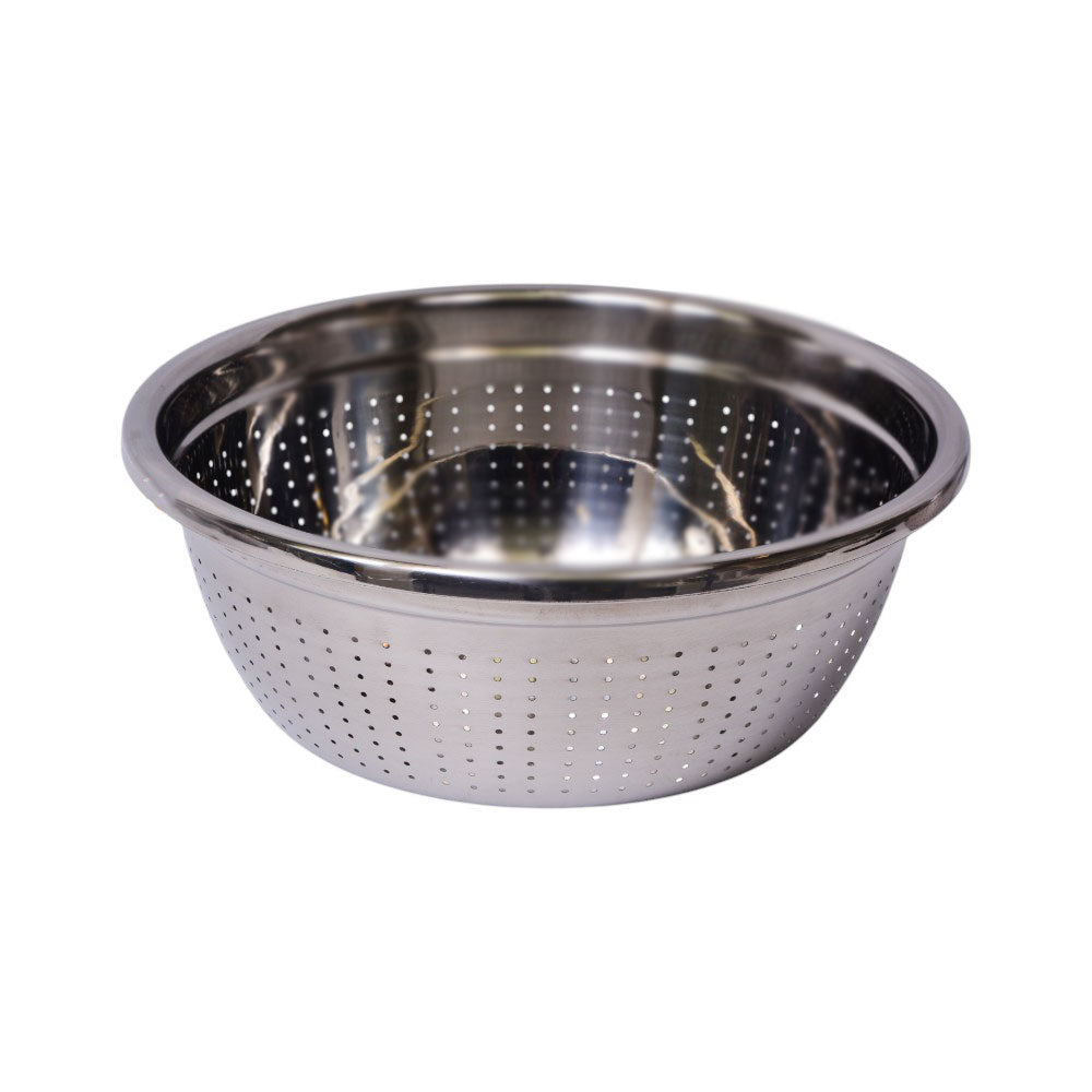 STRAINER BASKET STEEL 32 CM IR TT340-342 Default Title - MamasJan Crockery