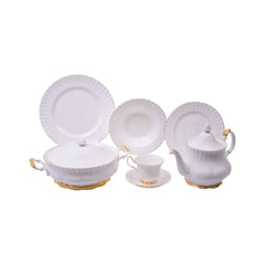 DINNER SET 122PC ROYAL ALBERT VALDOR Default Title - MamasJan Crockery