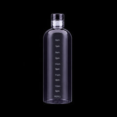 WATER BOTTLE GLASS TIME MARKER 1000 ML 2-19 Default Title - MamasJan Crockery