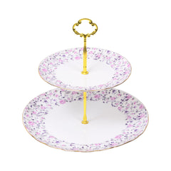 DISH CAKE MORE & MORE 2TIRE K6402 Default Title - MamasJan Crockery