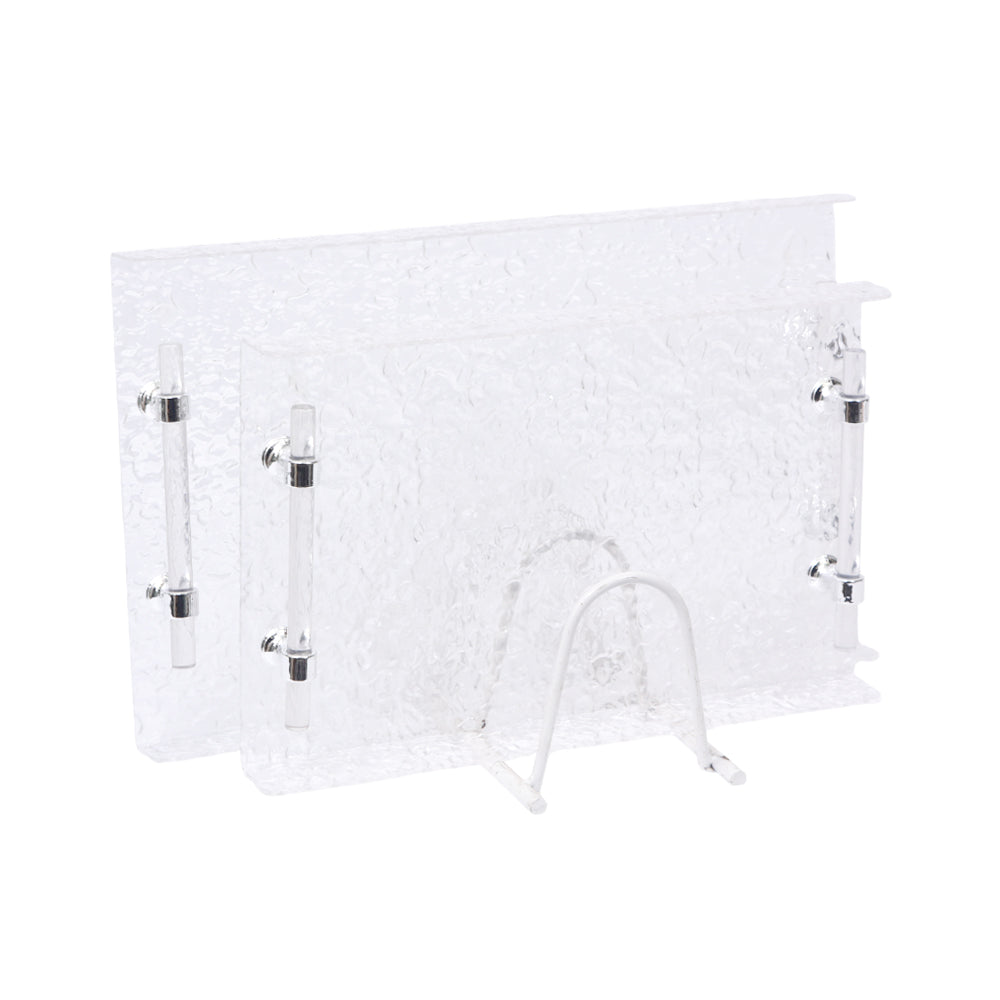 TRAY SET 2PC ACRYLIC IR SHS-A100/S Default Title - MamasJan Crockery