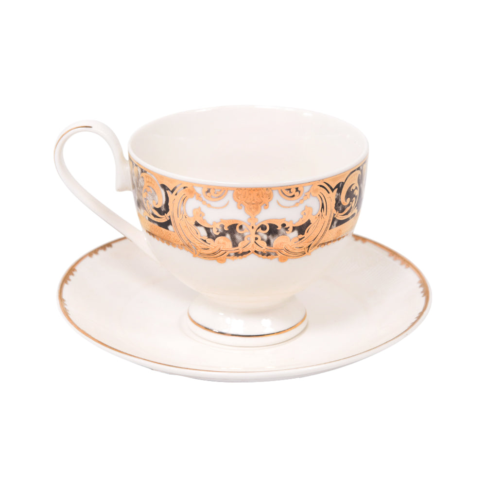 CUP & SAUCER SET 6PC ROYAL BISTRO IR YS22050 Default Title - MamasJan Crockery