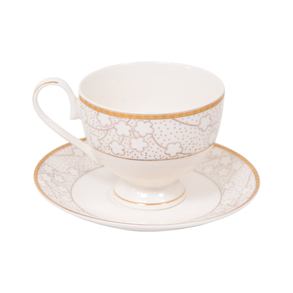 CUP & SAUCER SET 6PC ROYAL BISTRO IR YS19095 Default Title - MamasJan Crockery