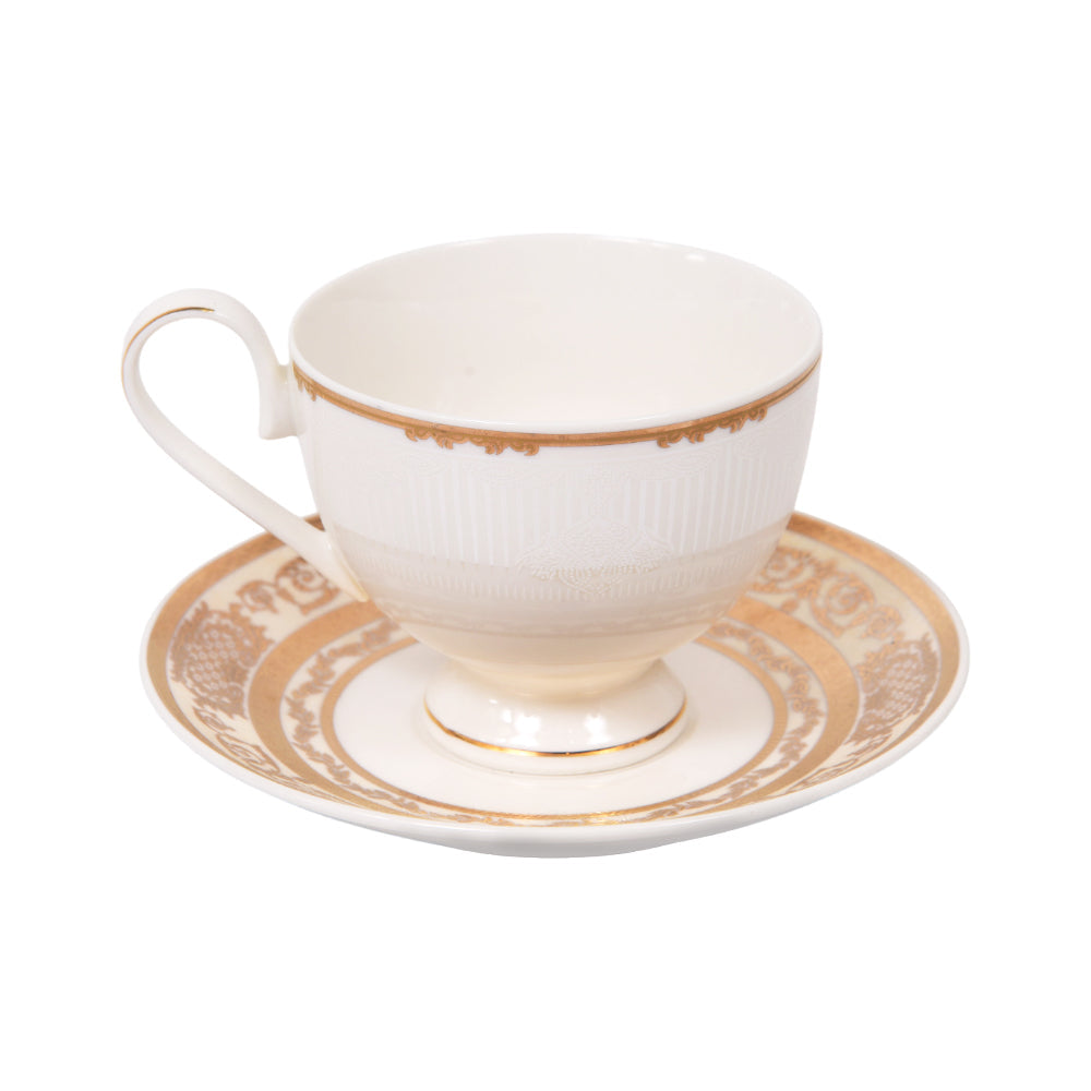 CUP & SAUCER SET 6PC ROYAL BISTRO IR YS23155 Default Title - MamasJan Crockery