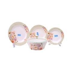 DINNER SET 80PC MELAMINE SILVER DOUBLE GLAZED NO11 Default Title - MamasJan Crockery
