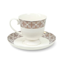CUP & SAUCER BONE CHINA HS008 TMC (Pack of 6) Default Title - MamasJan Crockery