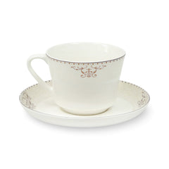 CUP & SAUCER BONE CHINA JA003 TMC (Pack of 6) Default Title - MamasJan Crockery
