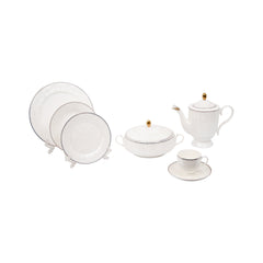 DINNER SET 61PC BONE CHINA HS SHAPE YG24011 RC Default Title - MamasJan Crockery