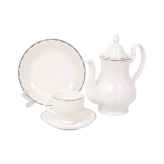 TEA SET 24PC BONE CHINA ONE MORE KING10 Default Title - MamasJan Crockery
