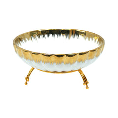 BOWL FRUIT WITH STAND ET016A/HF03 HFE Default Title - MamasJan Crockery