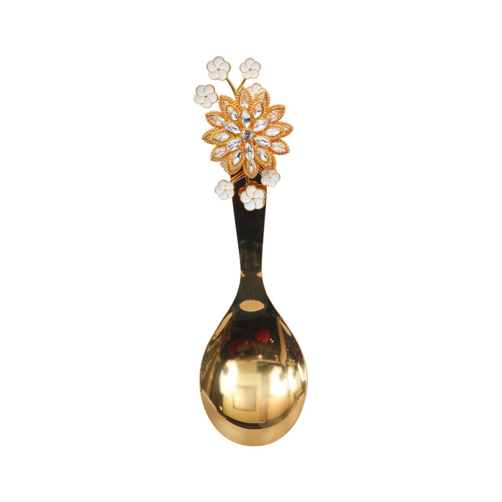 SPOON SERVING GOLDEN 7099-18 ZIK Default Title - MamasJan Crockery