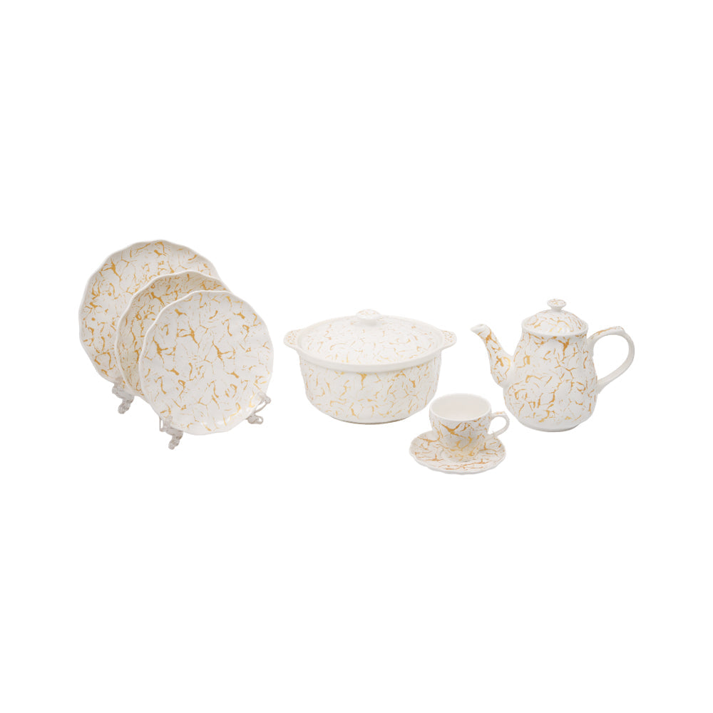 DINNER SET 65PC ELEGANT STYLE HJETC03 ET Default Title - MamasJan Crockery