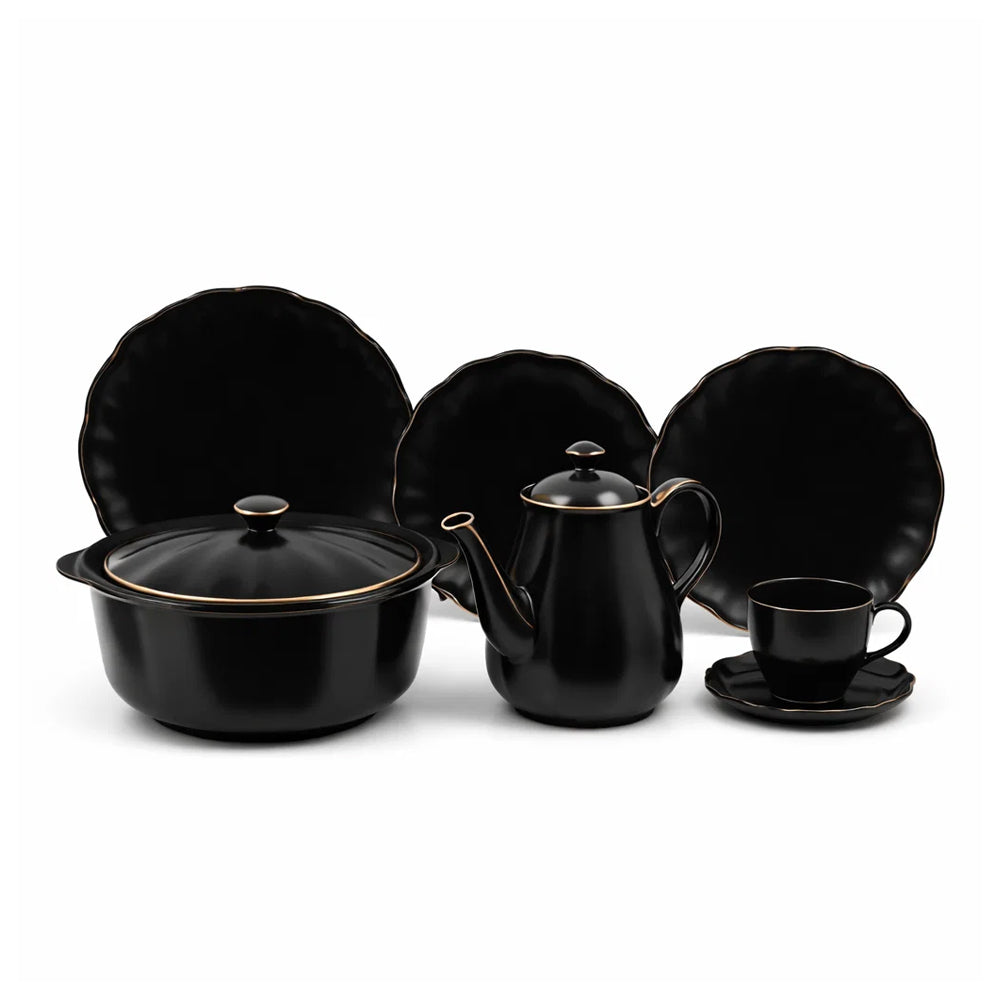 DINNER SET 65PC ELEGANT STYLE HJETC02 ET Default Title - MamasJan Crockery