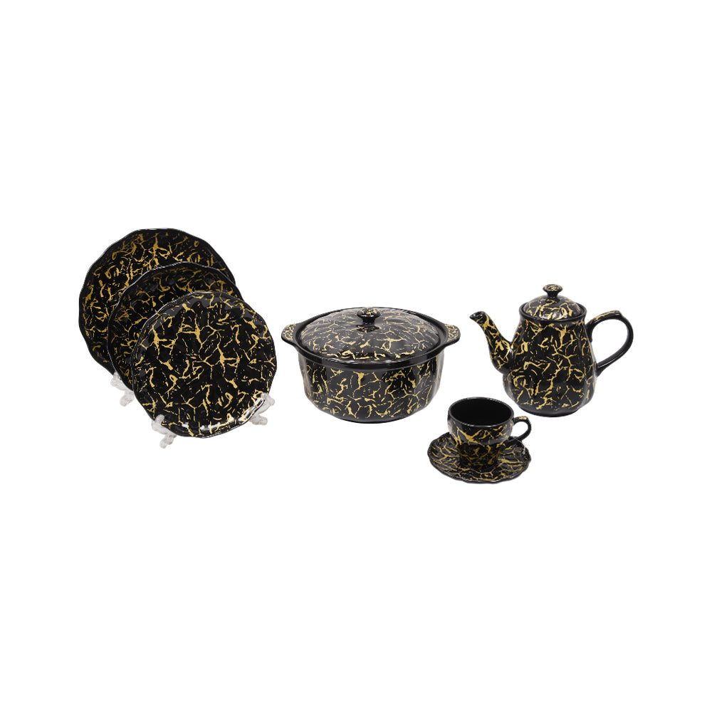 DINNER SET 65PC ELEGANT STYLE HJETC01 ET Default Title - MamasJan Crockery