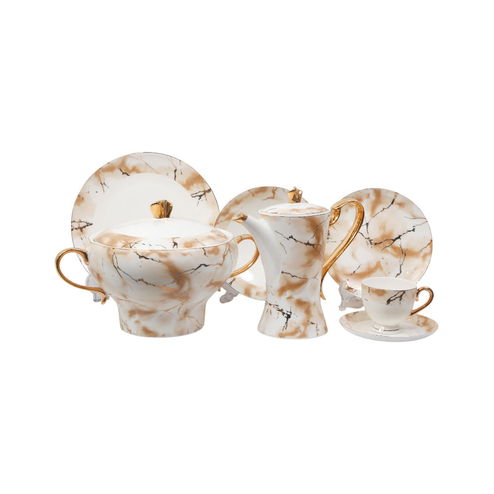 DINNER SET 61PC SUPER BONE XFQ-4 JT Default Title - MamasJan Crockery