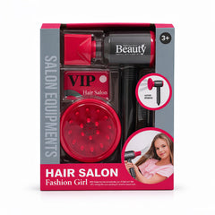 HJ624 HAIR SALON BEAUTY SET A.I Default Title - MamasJan Toys