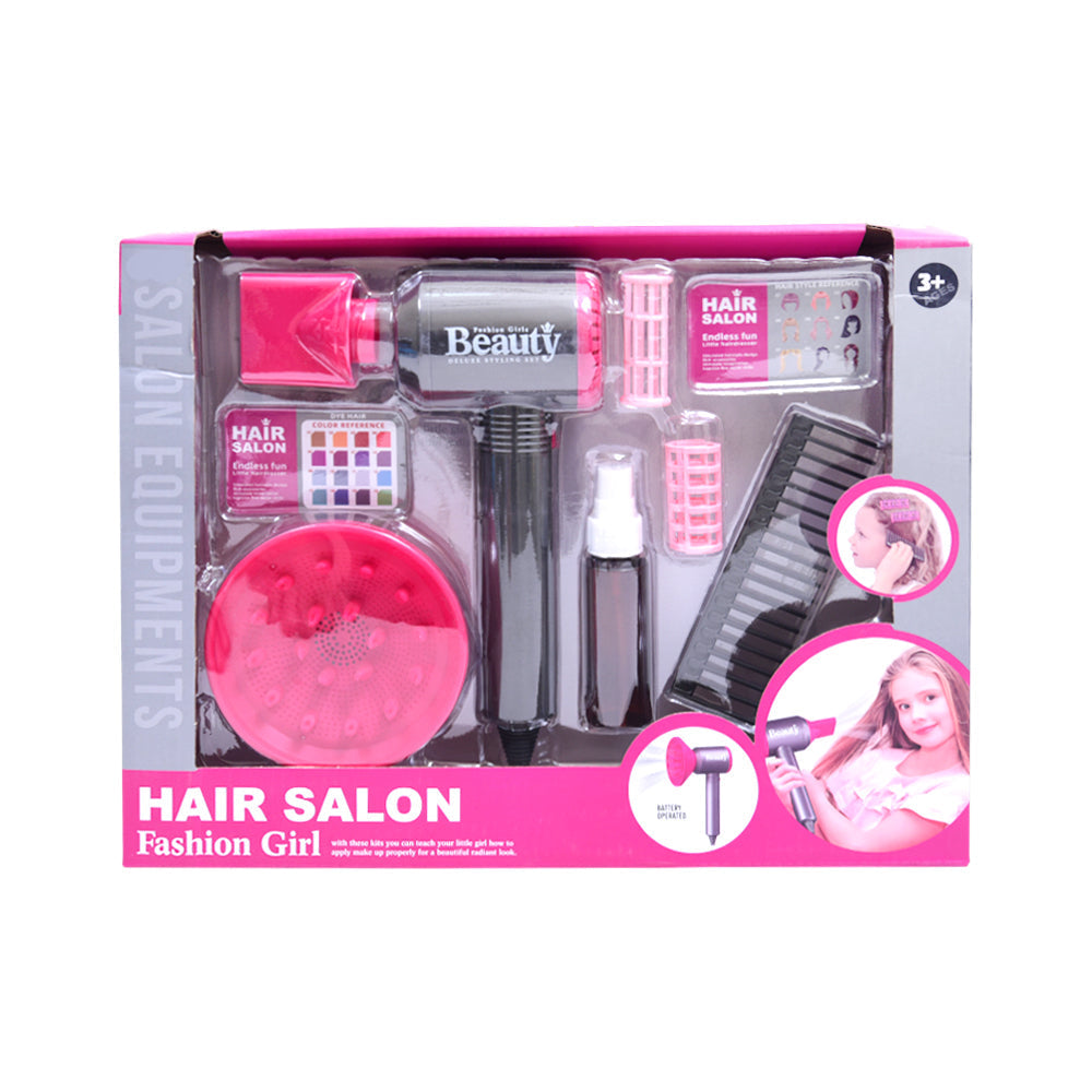 HJ624B HAIR SALON BEAUTY SET A.I Default Title - MamasJan Toys
