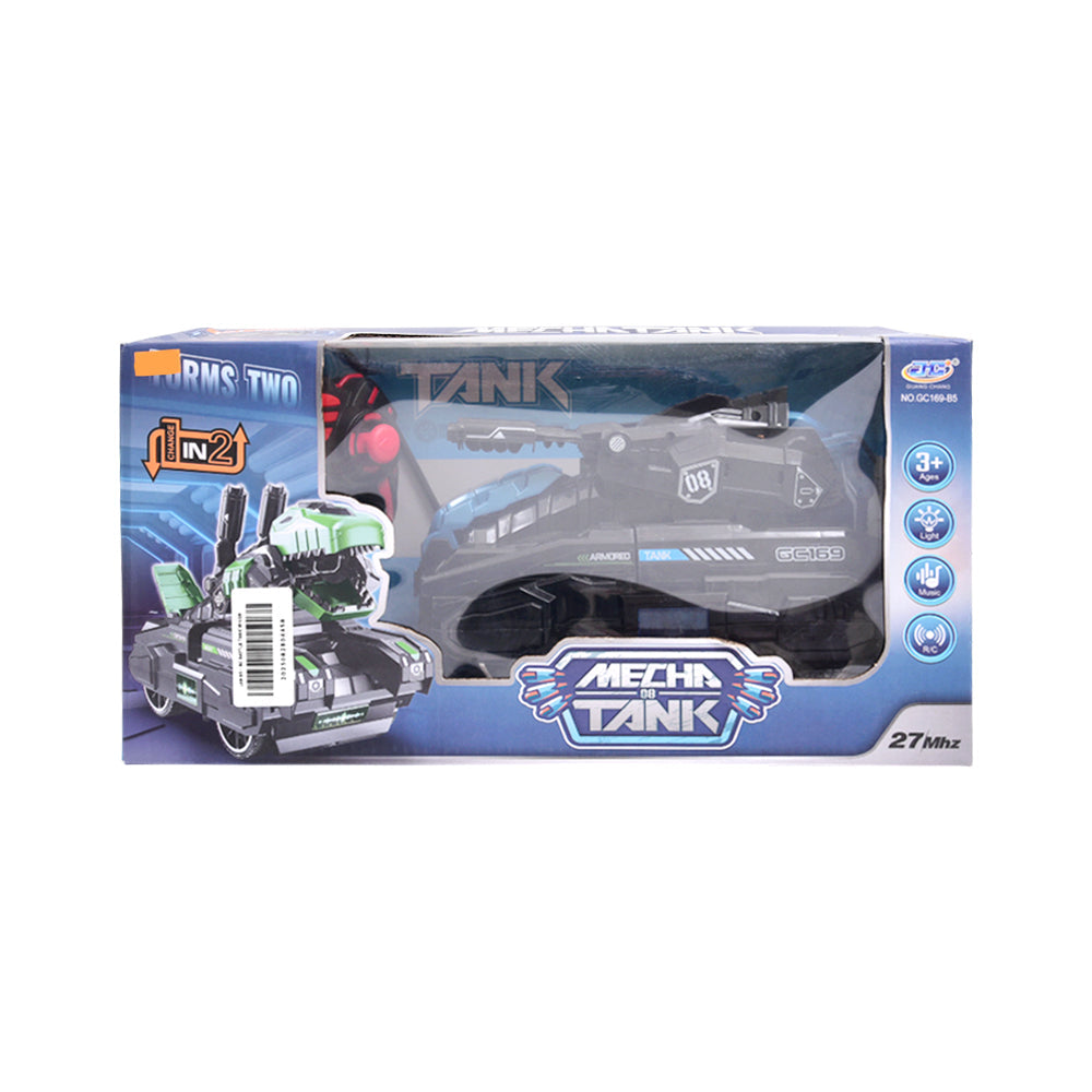 169-B5 BATTLE TANK W-USB R/C A.I Default Title - MamasJan Toys