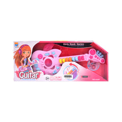 665F MUSICAL GUITAR PINK A.I Default Title - MamasJan Toys