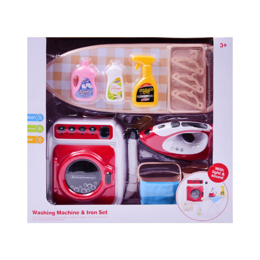 86015 WASHING MACHINE & IRON SET IR Default Title - MamasJan Toys