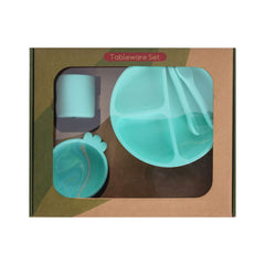 DZ-709B FOOD TABLEWARE SET SILICONE IR Default Title - MamasJan Toys