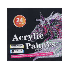 ASY1108-24 ACRYLIC PAINTES 24 COLOR Default Title - MamasJan Toys