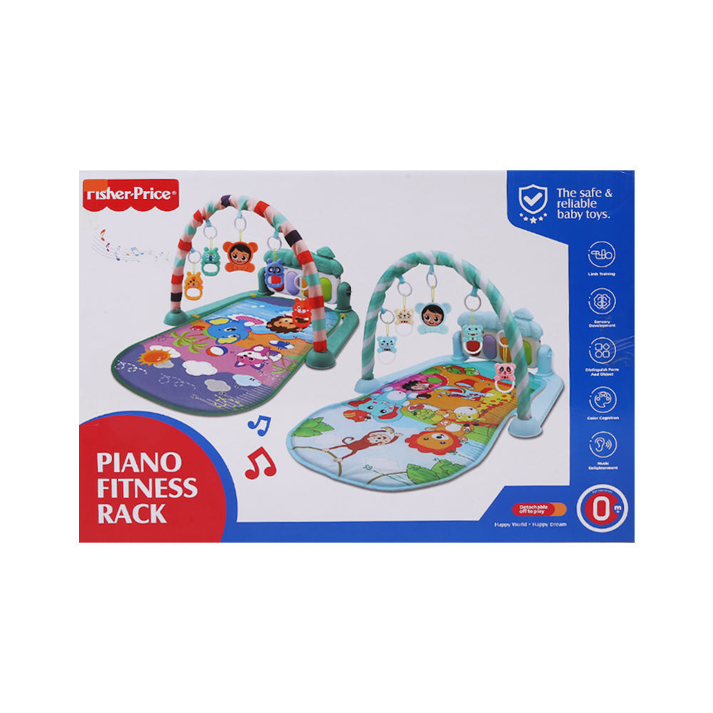 66881 MULTI FUNCTION PIANO PLAY GYM PINK Default Title - MamasJan Toys