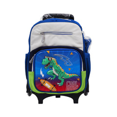16019 KIDS TROLLEY BAG DINO 15INCH IR BG Default Title - MamasJan Toys