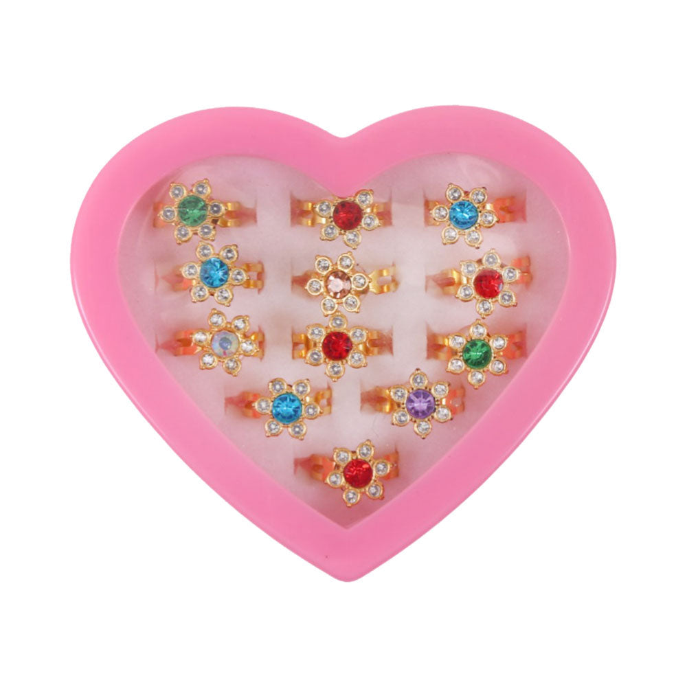 JZ8818 12 RINGS IN HEART ASST IR Default Title - MamasJan Toys