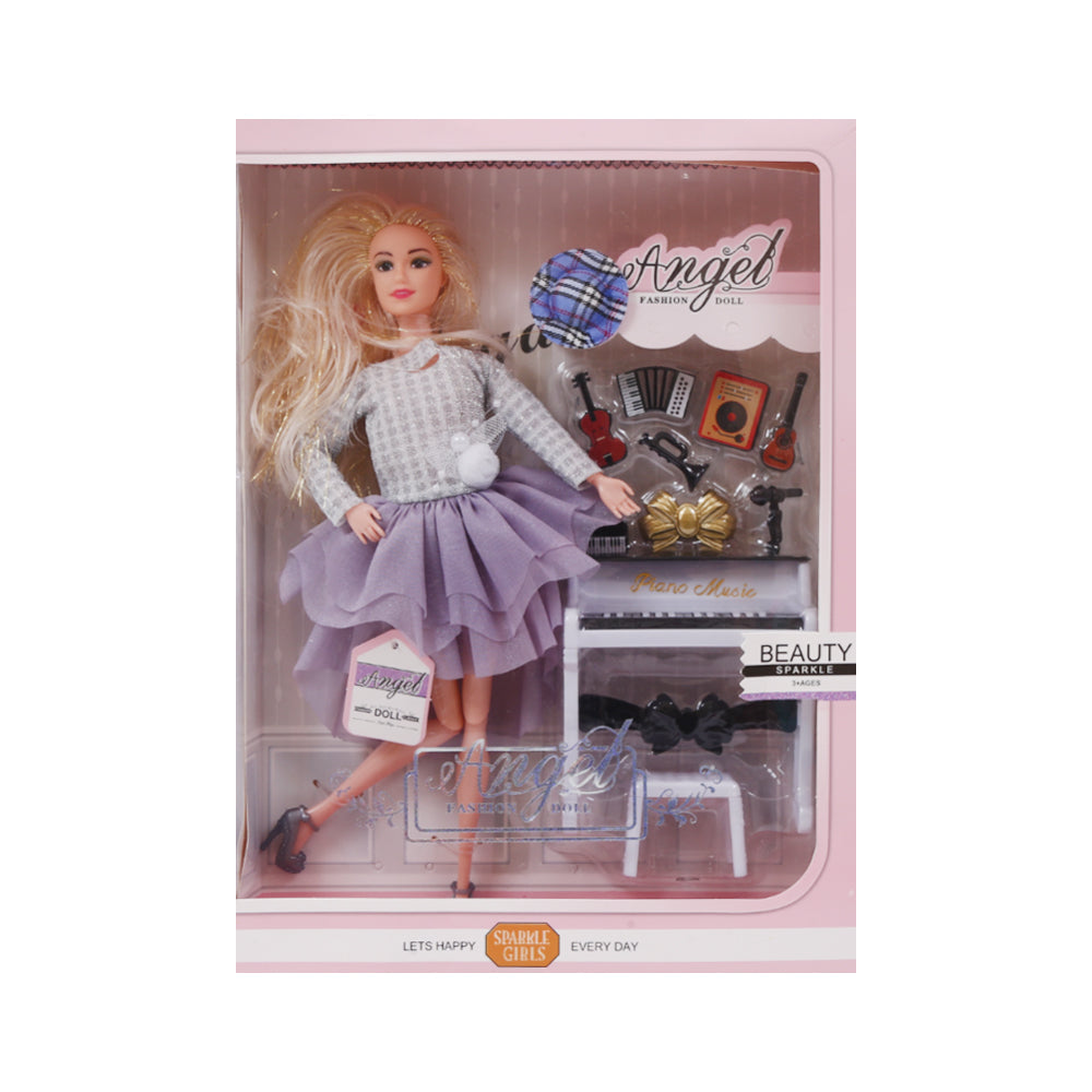 YT1624G BEAUTY SPARKLE ANGEL DOLL IR Default Title - MamasJan Toys