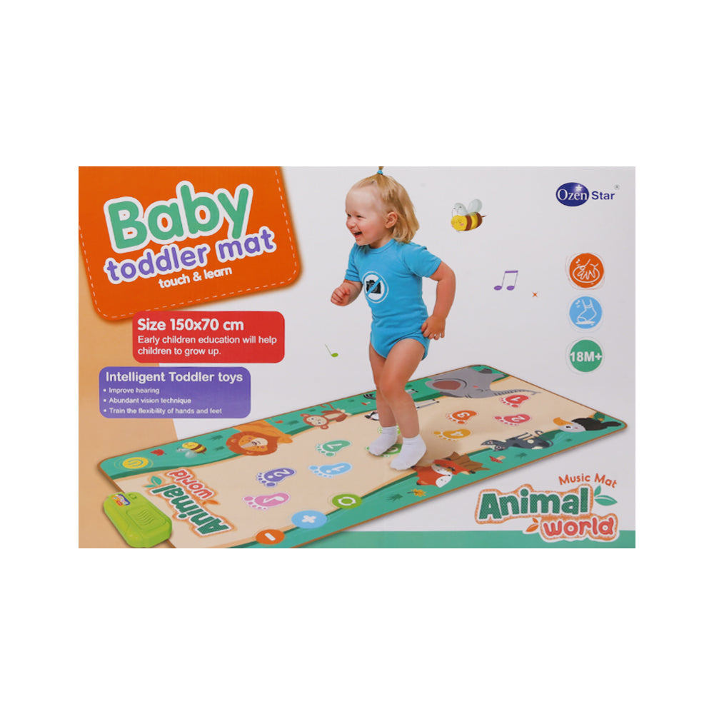 757-15 BABY ANIMAL TODDLER MAT IR Default Title - MamasJan Toys