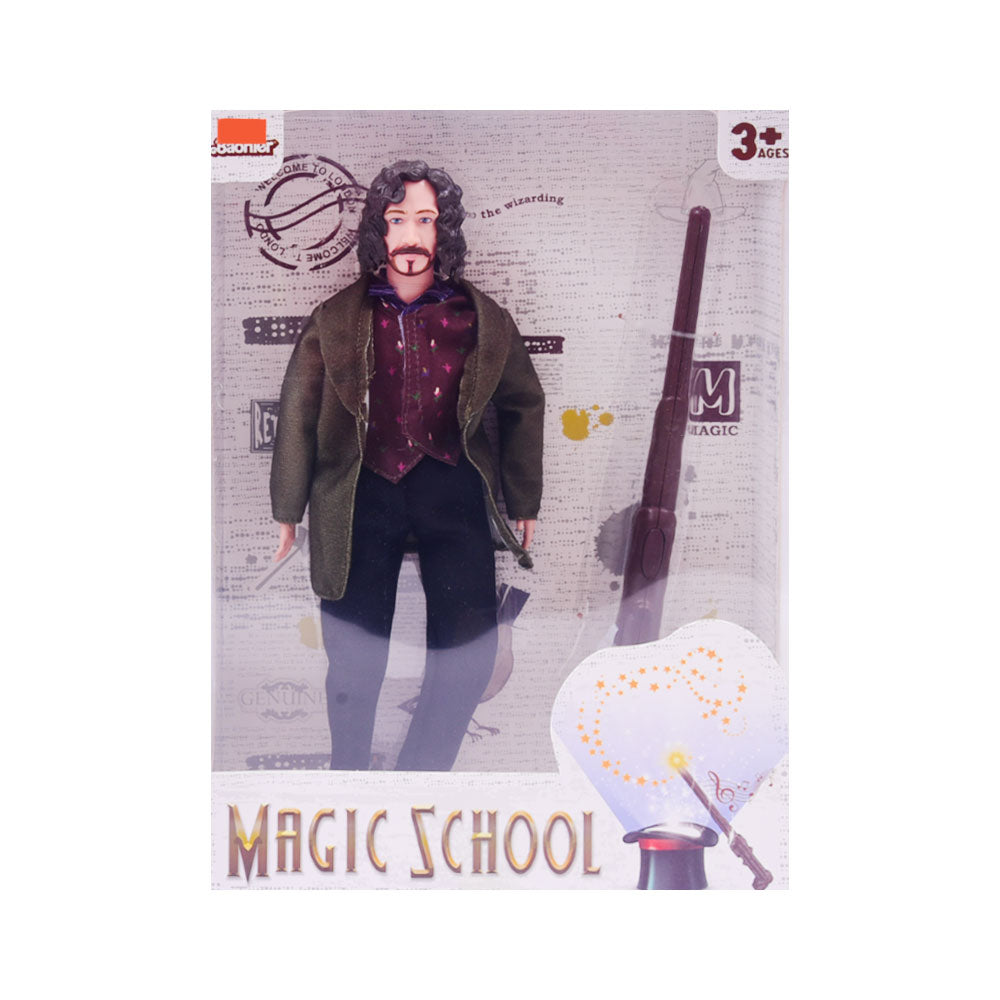 JJ8727E MAGIC SCHOOL GREEN COAT FIGURE IR Default Title - MamasJan Toys