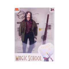 JJ8727E MAGIC SCHOOL GREEN COAT FIGURE IR Default Title - MamasJan Toys