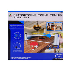 YF353D RETRACTABLE TABLE TENNIS 7PC PLAYSET IR Default Title - MamasJan Toys