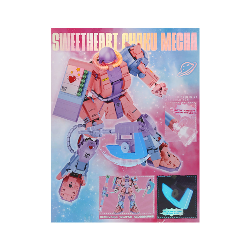BB807 SWEETHEART CHAKU MECHA BLOCKS 1730PC IR Default Title - MamasJan Toys