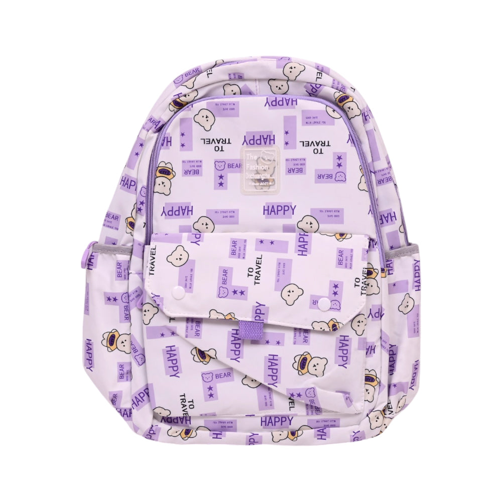 2007 SCHOOL BACK PACK HAPPY TRAVEL 18 INCH BG Default Title - MamasJan Toys