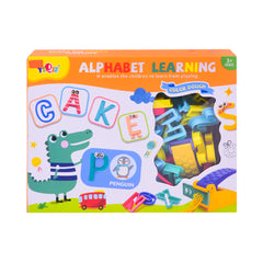 5823-B ALPHABET LEARNING PLAY DOUGH Default Title - MamasJan Toys