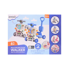 3018 JOYOUS MULTI-FUNCTIONAL ACTIVITY WALKER 6IN1 Default Title - MamasJan Toys