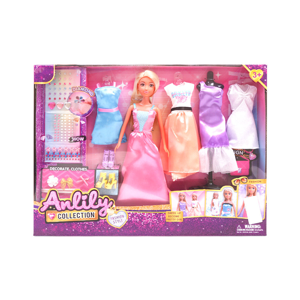 616032 ANLILY DOLL W-ACCESSORIES A.I Default Title - MamasJan Toys