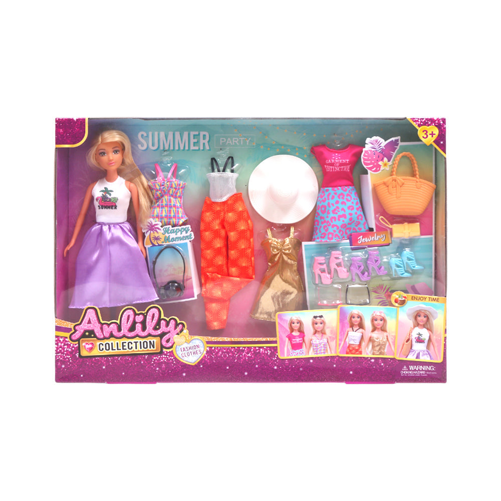 616291 ANLILY SUMMER PARTY DOLL A.I Default Title - MamasJan Toys
