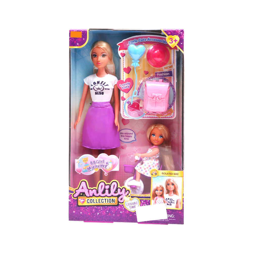 616019 ANLILY BABY GIRL MUMMY DOLL A.I Default Title - MamasJan Toys