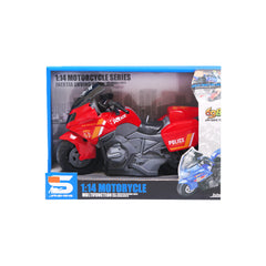JS208C POLICE MOTORCYCLE RED IR Default Title - MamasJan Toys