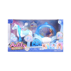 636005 ANLILY DOLL IN CARRIAGE IR Default Title - MamasJan Toys