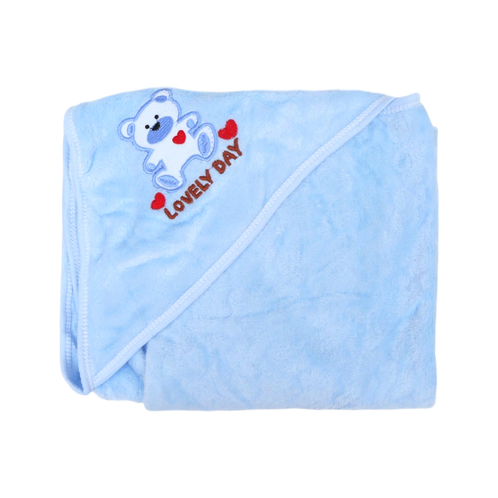 BABY FLEECE WRAPPING SHEET HOODED ZHW-25 3829 Default Title - MamasJan KidsWear