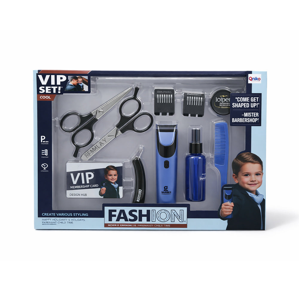 QY042 HAIR SALON BOY BEAUTY SET A.I Default Title - MamasJan Toys